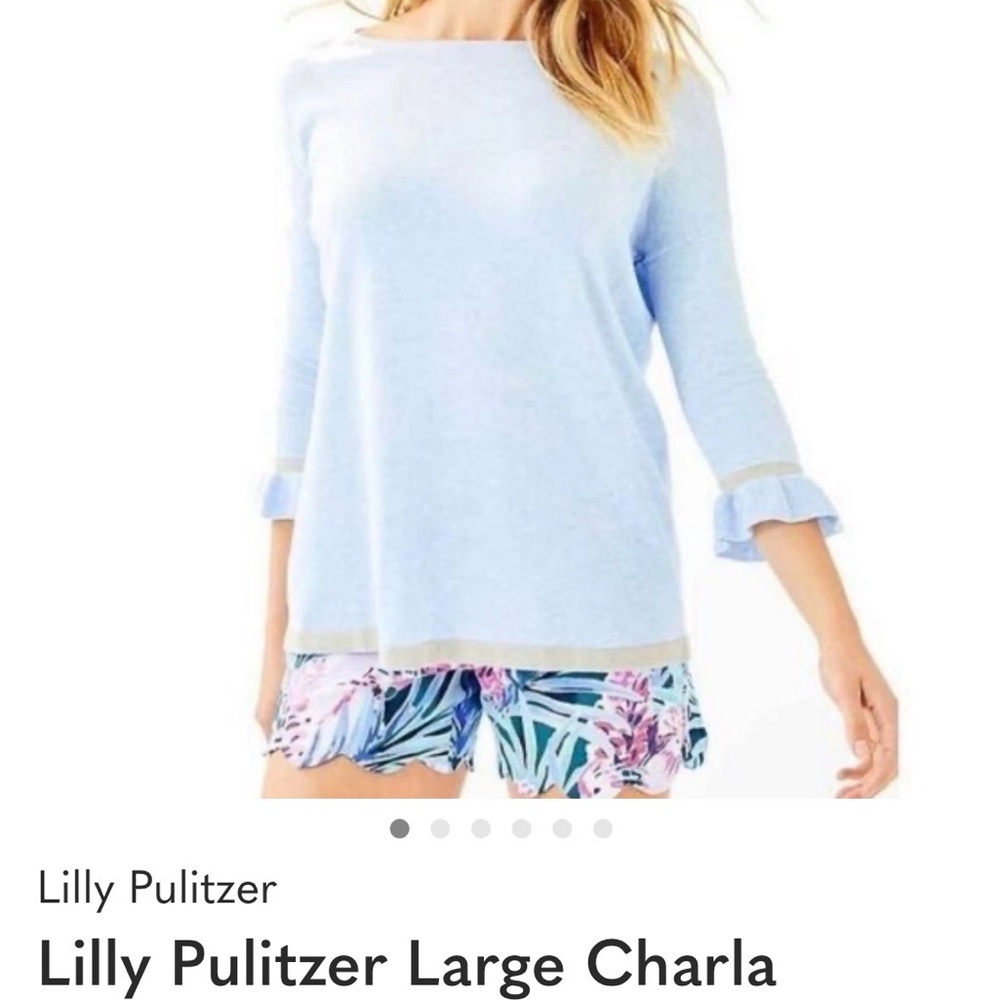 Lilly Pulitzer Light Blue Sweater